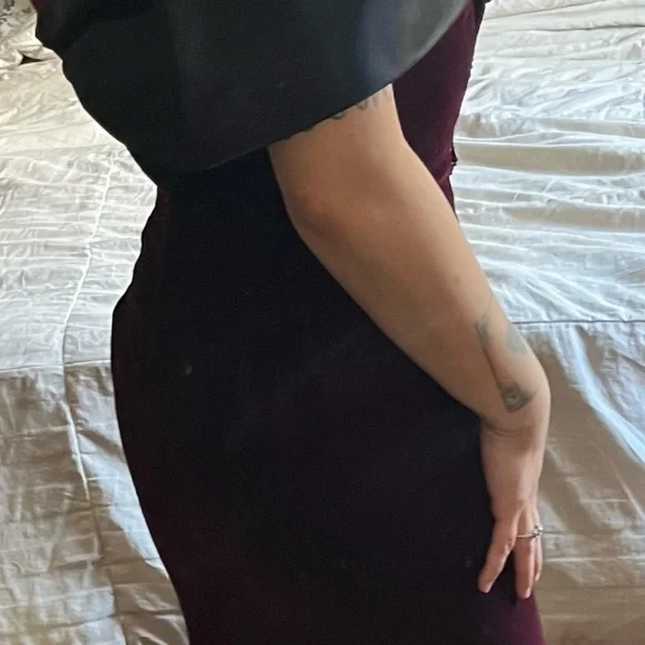 Vintage  Velvet Victorian gothic Cocktail Dress - Picture 10 of 10